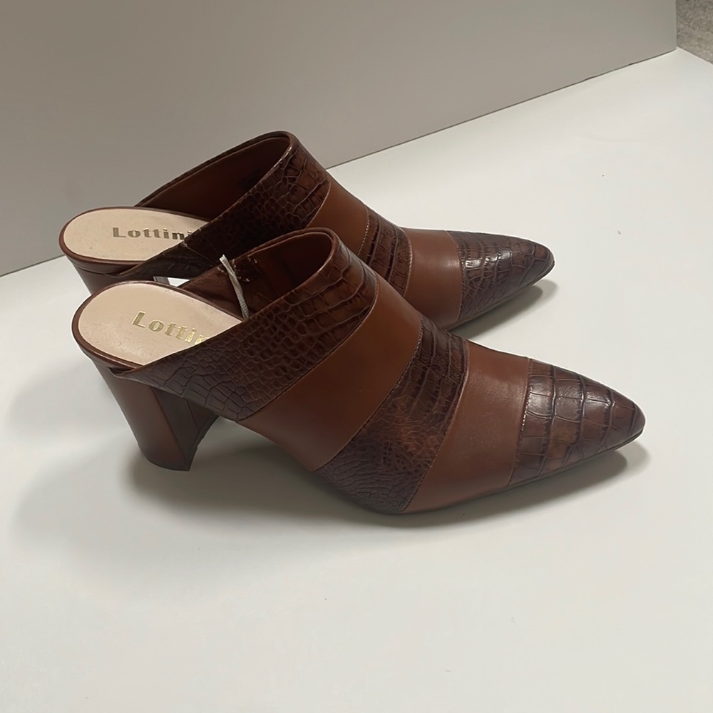 Mules 3” heel size 7.5 (US)